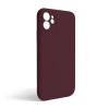 Чохол Full Silicone Case для Apple iPhone 11 plum (57) закрита камера (без логотипу)