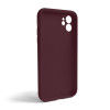 Чохол Full Silicone Case для Apple iPhone 11 plum (57) закрита камера (без логотипу)