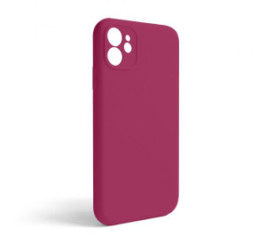 Чохол Full Silicone Case для Apple iPhone 11 pomegranate (59) закрита камера (без логотипу)
