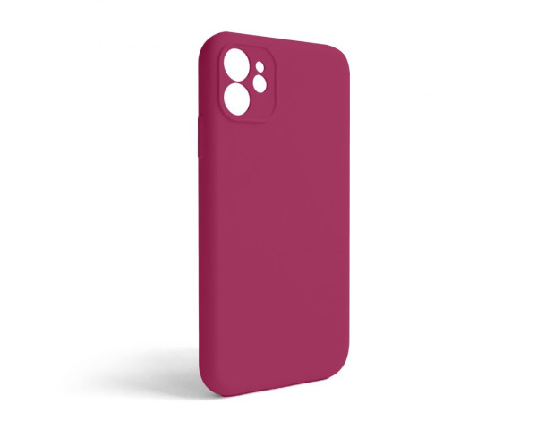 Чохол Full Silicone Case для Apple iPhone 11 pomegranate (59) закрита камера (без логотипу)