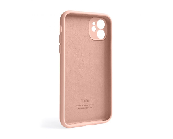 Чохол Full Silicone Case для Apple iPhone 11 grapefruit (61) закрита камера