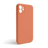 Чохол Full Silicone Case для Apple iPhone 11 new peach (66) закрита камера (без логотипу)
