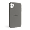 Чохол Full Silicone Case для Apple iPhone 11 dark brown (75) закрита камера