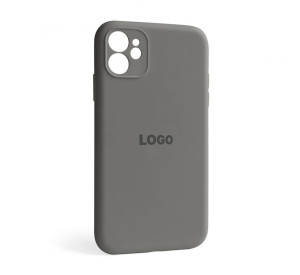 Чохол Full Silicone Case для Apple iPhone 11 dark brown (75) закрита камера