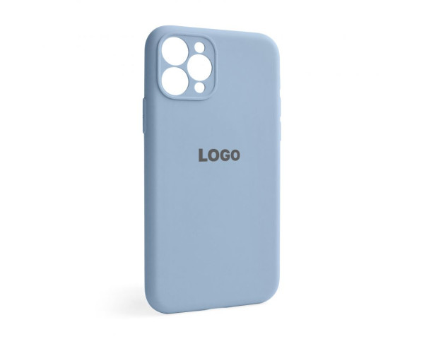 Чохол Full Silicone Case для Apple iPhone 11 Pro light blue (05) закрита камера