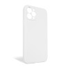 Чохол Full Silicone Case для Apple iPhone 11 Pro white (09) закрита камера (без логотипу)