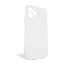Чохол Full Silicone Case для Apple iPhone 11 Pro white (09) закрита камера (без логотипу)
