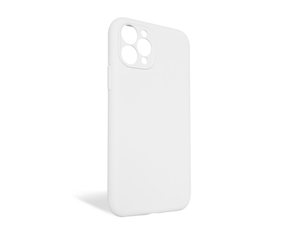 Чохол Full Silicone Case для Apple iPhone 11 Pro white (09) закрита камера (без логотипу)