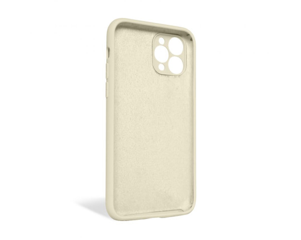 Чохол Full Silicone Case для Apple iPhone 11 Pro antique white (10) закрита камера (без логотипу)