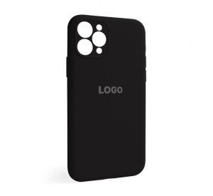Чохол Full Silicone Case для Apple iPhone 11 Pro black (18) закрита камера