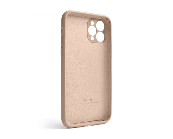 Чехол Full Silicone Case для Apple iPhone 11 Pro nude (19) закрытая камера
