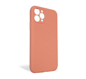 Чохол Full Silicone Case для Apple iPhone 11 Pro peach (27) закрита камера (без логотипу)