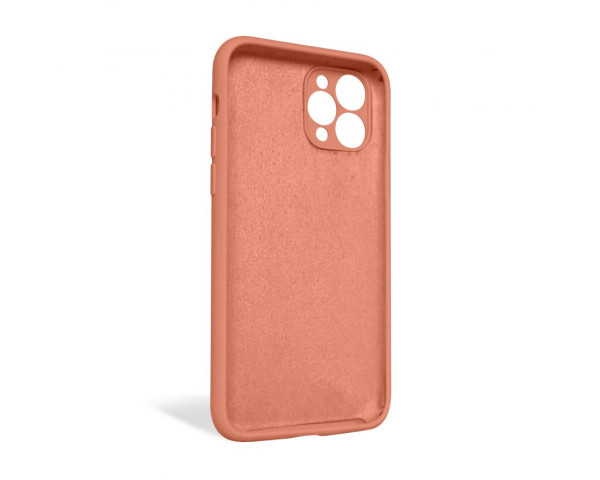 Чохол Full Silicone Case для Apple iPhone 11 Pro peach (27) закрита камера (без логотипу)