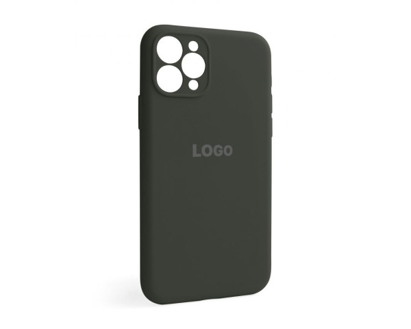 Чохол Full Silicone Case для Apple iPhone 11 Pro dark olive (35) закрита камера