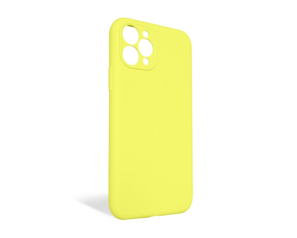 Чохол Full Silicone Case для Apple iPhone 11 Pro flash lime (41) закрита камера (без логотипу)