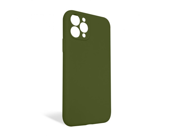 Чохол Full Silicone Case для Apple iPhone 11 Pro army green (45) закрита камера (без логотипу)