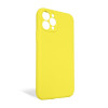 Чохол Full Silicone Case для Apple iPhone 11 Pro canary yellow (50) закрита камера (без логотипу)