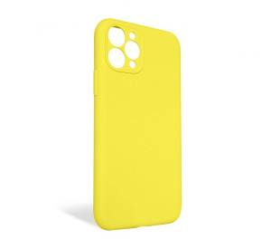 Чохол Full Silicone Case для Apple iPhone 11 Pro canary yellow (50) закрита камера (без логотипу)