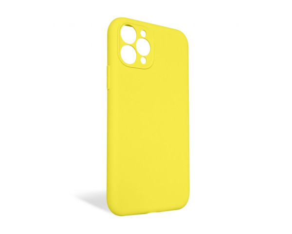 Чохол Full Silicone Case для Apple iPhone 11 Pro canary yellow (50) закрита камера (без логотипу)