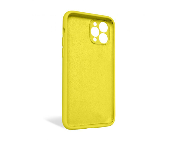Чохол Full Silicone Case для Apple iPhone 11 Pro canary yellow (50) закрита камера (без логотипу)