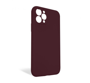 Чехол Full Silicone Case для Apple iPhone 11 Pro plum (57) закрытая камера (без логотипа)