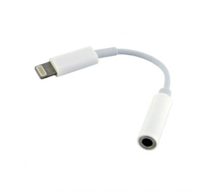 Аудіо-перехідник WALKER WA-020 Lightning to AUX 3.5мм (Universal IC) white