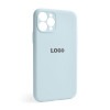 Чохол Full Silicone Case для Apple iPhone 11 Pro sky blue (58) закрита камера