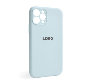Чохол Full Silicone Case для Apple iPhone 11 Pro sky blue (58) закрита камера
