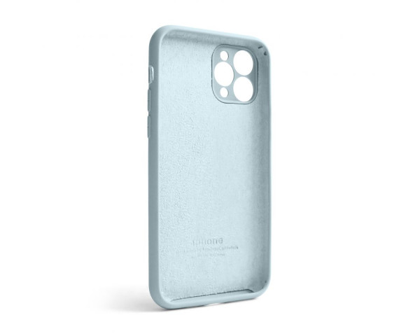 Чохол Full Silicone Case для Apple iPhone 11 Pro sky blue (58) закрита камера