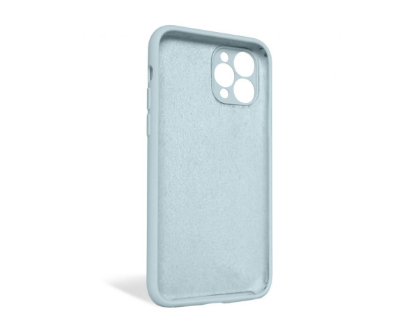 Чохол Full Silicone Case для Apple iPhone 11 Pro sky blue (58) закрита камера (без логотипу)