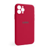 Чохол Full Silicone Case для Apple iPhone 11 Pro pomegranate (59) закрита камера