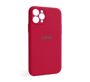 Чехол Full Silicone Case для Apple iPhone 11 Pro pomegranate (59) закрытая камера
