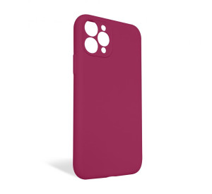 Чехол Full Silicone Case для Apple iPhone 11 Pro pomegranate (59) закрытая камера (без логотипа)