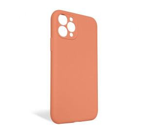 Чехол Full Silicone Case для Apple iPhone 11 Pro new peach (66) закрытая камера (без логотипа)