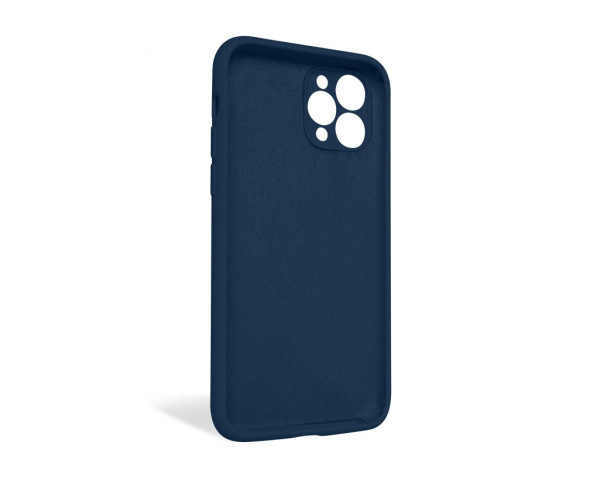 Чехол Full Silicone Case для Apple iPhone 11 Pro deep navy (68) закрытая камера (без логотипа)