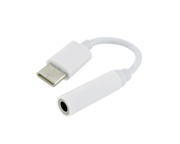 Аудіо-перехідник WALKER WA-020 Type-C to AUX 3.5мм white