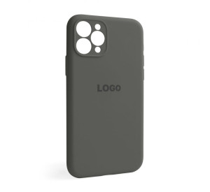 Чохол Full Silicone Case для Apple iPhone 11 Pro titanium grey (74) закрита камера