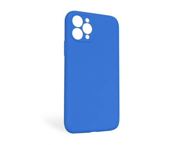 Чохол Full Silicone Case для Apple iPhone 11 Pro Max royal blue (03) закрита камера (без логотипу)