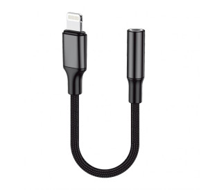 Аудіо-перехідник WALKER WA-030 Lightning to AUX 3.5мм (Universal IC)