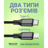 Аудіо-перехідник WALKER WA-030 Lightning to AUX 3.5мм (Universal IC)