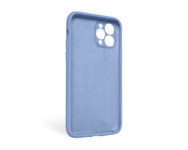 Чохол Full Silicone Case для Apple iPhone 11 Pro Max light blue (05) закрита камера (без логотипу)