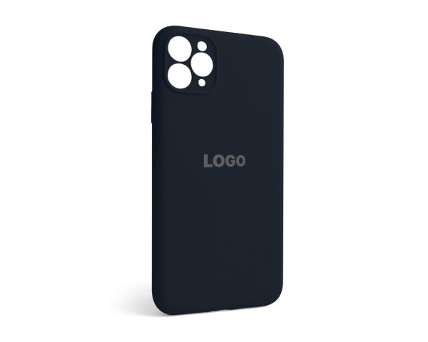 Чохол Full Silicone Case для Apple iPhone 11 Pro Max dark blue (08) закрита камера