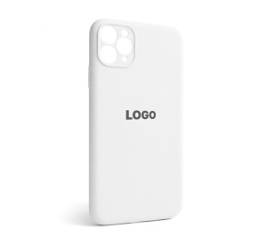 Чехол Full Silicone Case для Apple iPhone 11 Pro Max white (09) закрытая камера