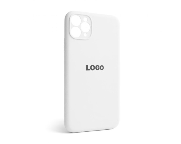 Чехол Full Silicone Case для Apple iPhone 11 Pro Max white (09) закрытая камера