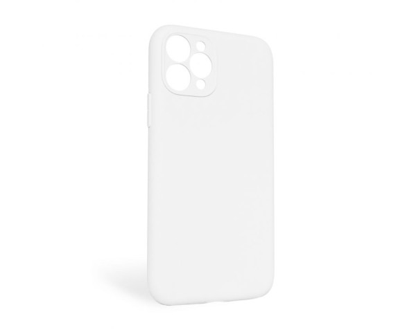 Чохол Full Silicone Case для Apple iPhone 11 Pro Max white (09) закрита камера (без логотипу)