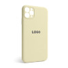 Чохол Full Silicone Case для Apple iPhone 11 Pro Max antique white (10) закрита камера