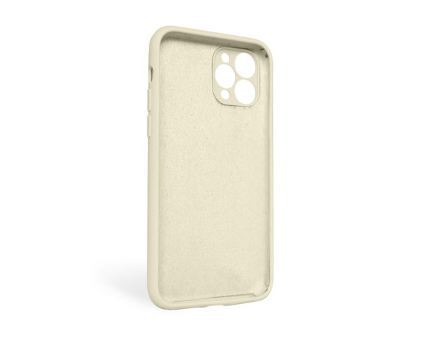 Чохол Full Silicone Case для Apple iPhone 11 Pro Max antique white (10) закрита камера (без логотипу)