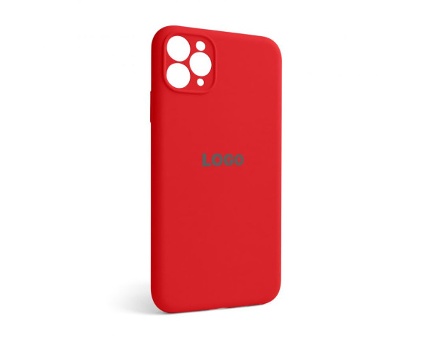 Чохол Full Silicone Case для Apple iPhone 11 Pro Max red (14) закрита камера