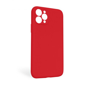 Чехол Full Silicone Case для Apple iPhone 11 Pro Max red (14) закрытая камера (без логотипа)