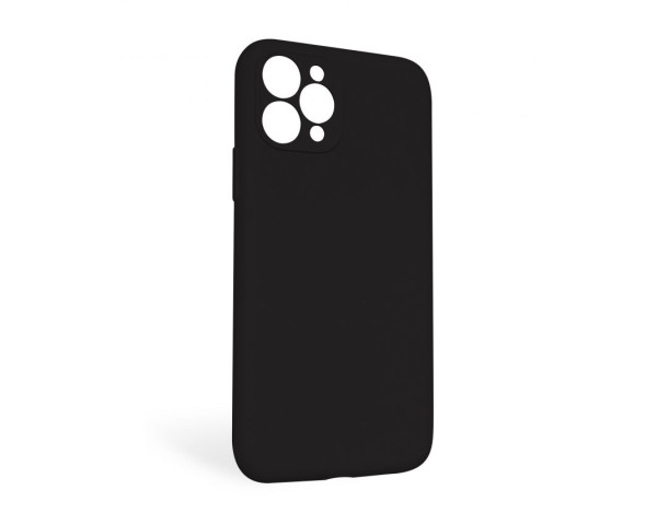 Чохол Full Silicone Case для Apple iPhone 11 Pro Max black (18) закрита камера (без логотипу)